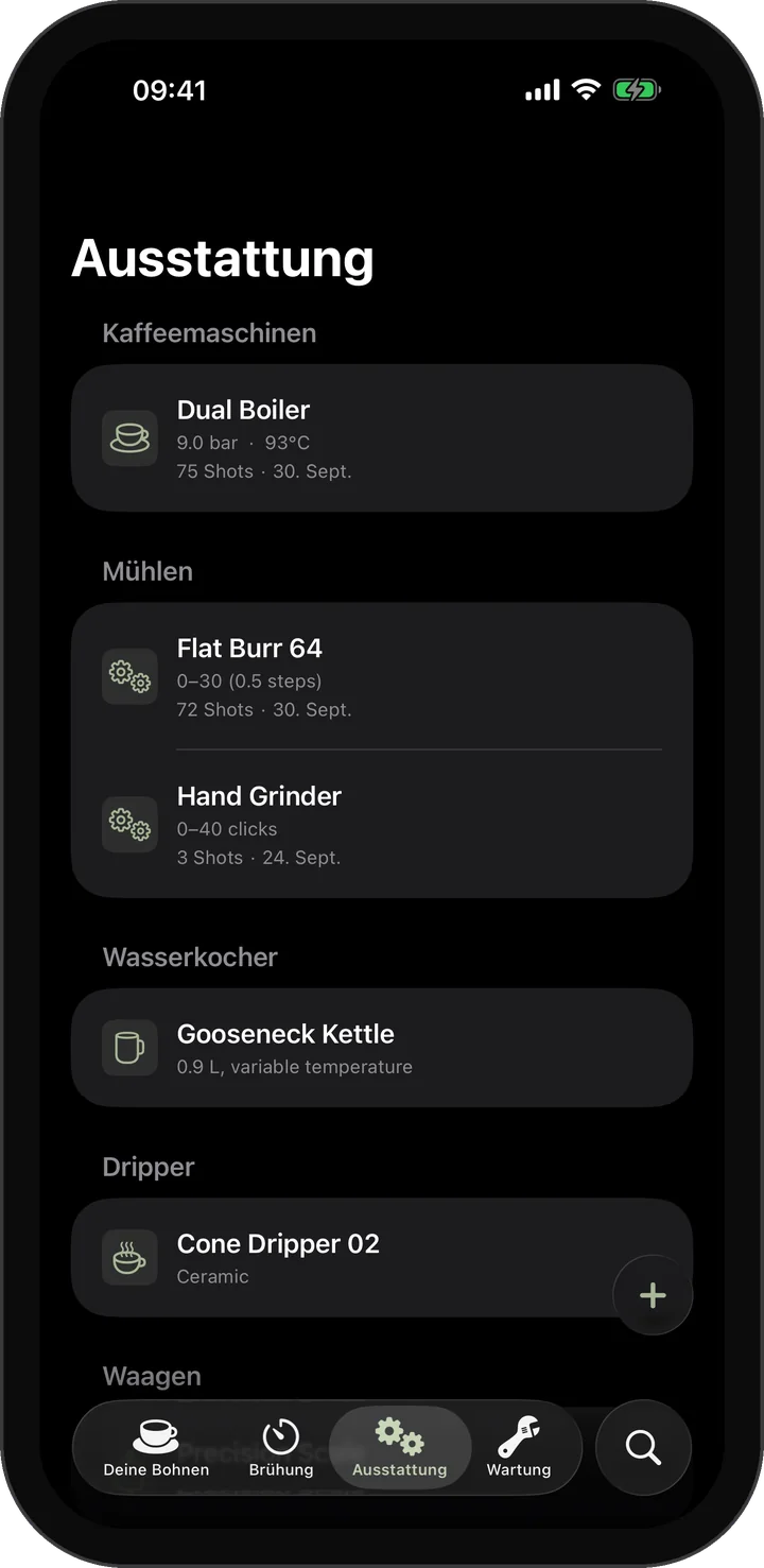 Ausstattung