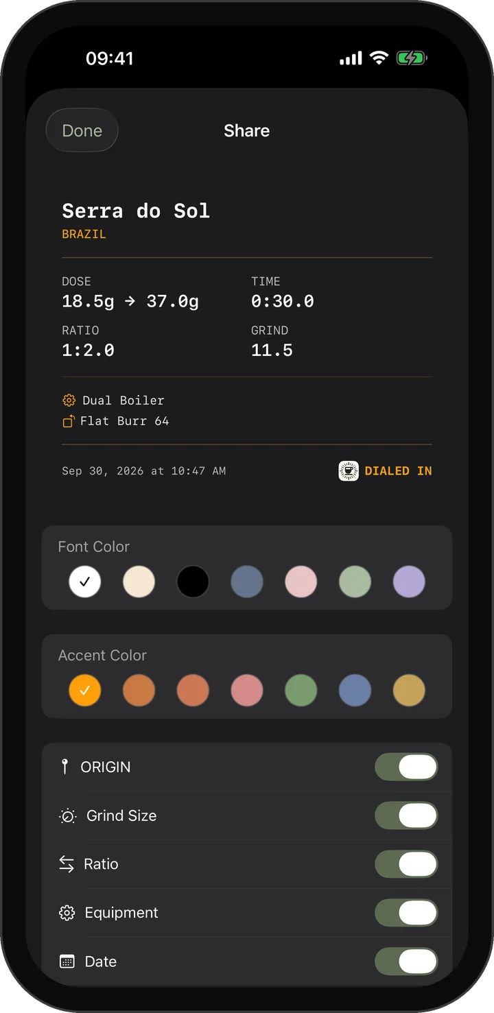 Shot Cards